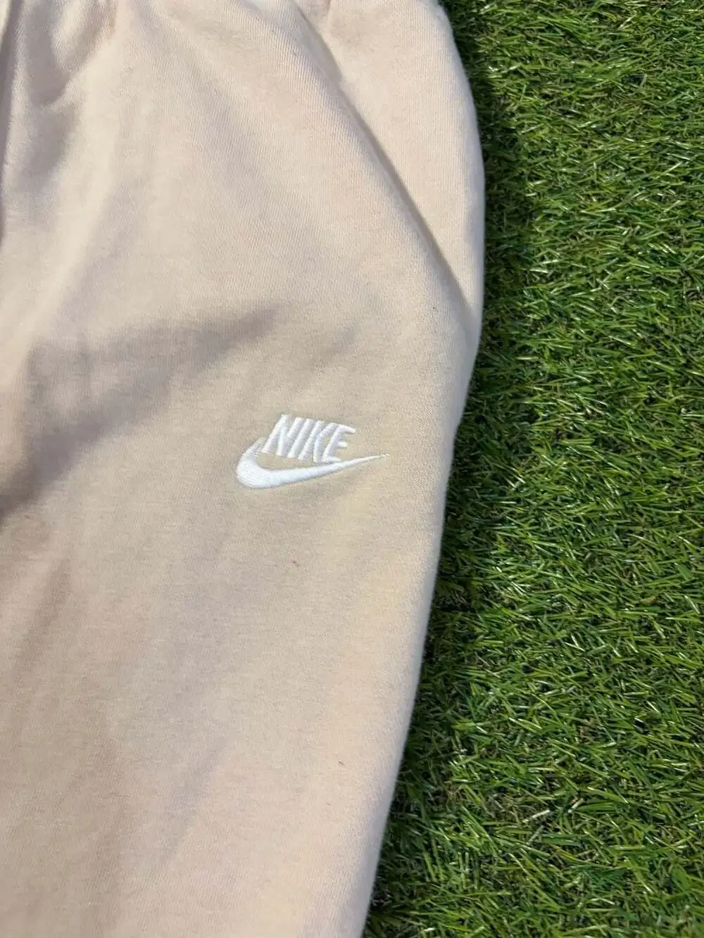 Nike Sportswear Club Fleece Joggers Tan Size Medium